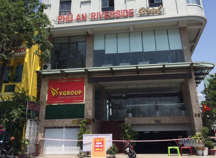 Địa điểm làm việc của 2 ca nhiễm Covid-19 tại Đà Nẵng (Ảnh: Vietnamnet)
