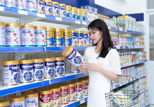 Vinamilk hiện có hơn 250 chủng loại sản phẩm, được sản xuất bởi các nhà máy của công ty trên cả nước