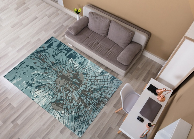  Thảm hiện đại hoa văn trừu tượng