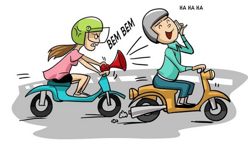 Không nên rồ ga phóng nhanh