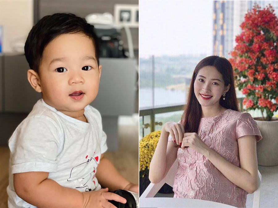 Đặng Thu Thảo chia sẻ hình ảnh quý tử Liam với ngoại hình đáng yêu, bụ bẫm và ngày càng giống bố. 