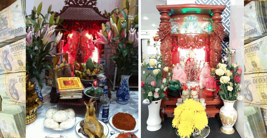Cây đặt lên bàn thờ hút lộc
