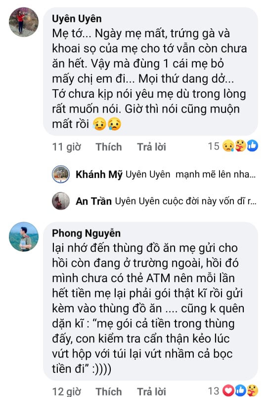 Các bạn trẻ đồng cảm