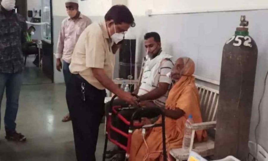 Bà Shakuntala hiện đã được quay lại viện điều trị. (Ảnh: India Today)    