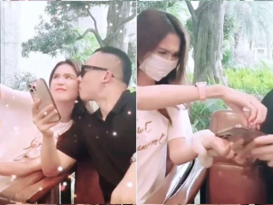Vũ Khắc Tiệp đăng tải video ngồi cạnh Ngọc Trinh và chẳng ngại hôn má. Nhưng thay vì ngượng ngùng, Ngọc Trinh liền đeo khẩu trang, dùng nước rửa tay khô vì sợ dịch Covid - 19. Hành động đáng yêu của Ngọc Trinh khiến fan thích thú. Có lẽ việc Ngọc Trinh phòng xa như vậy cũng có lý do. Bởi quãng thời gian qua, Vũ Khắc Tiệp bị gắn với danh xưng 