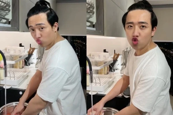 Hari Won bất ngờ đăng tải clip khoe độ đảm đang của Trấn Thành. Cô nàng đã có pha 