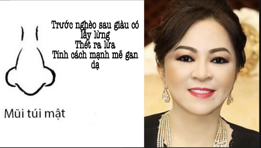 Tướng mũi túi mật treo