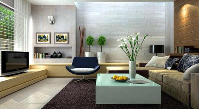 Không treo gương thẳng cửa chính