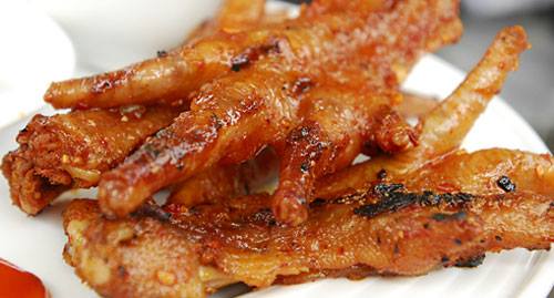 Chân gà nướng ngũ vị ngon