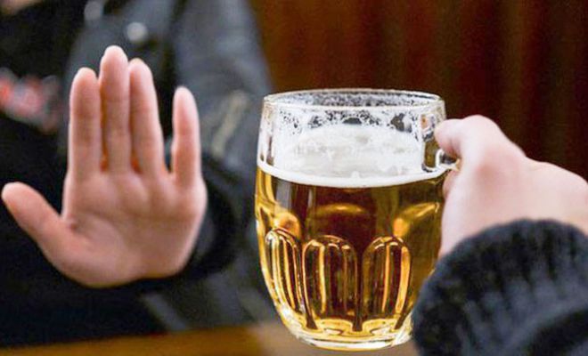 Nói không với rượu bia thuốc lá
