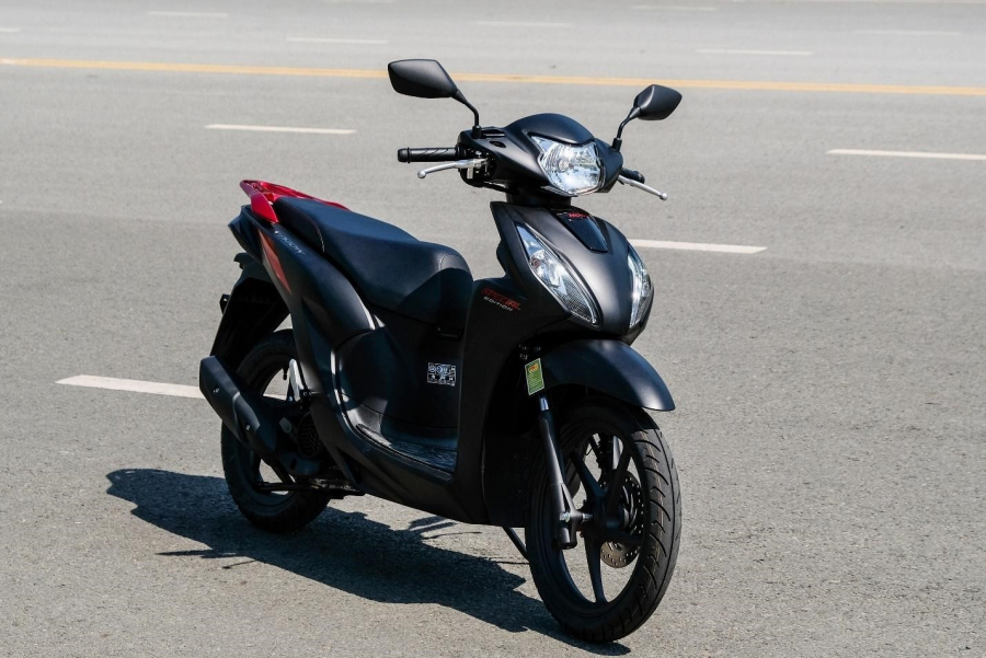 Honda Vision thiết kế thanh thoát nhưng không kém phần năng động, cá tính