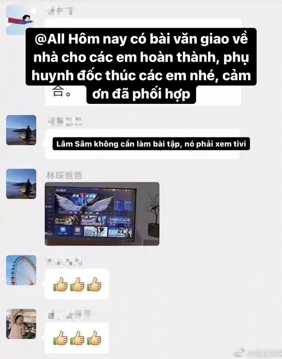 Màn đáp trả thông báo của cô giáo khiến mọi người ngỡ ngàng ( Ảnh: Nhịp sống Việt)