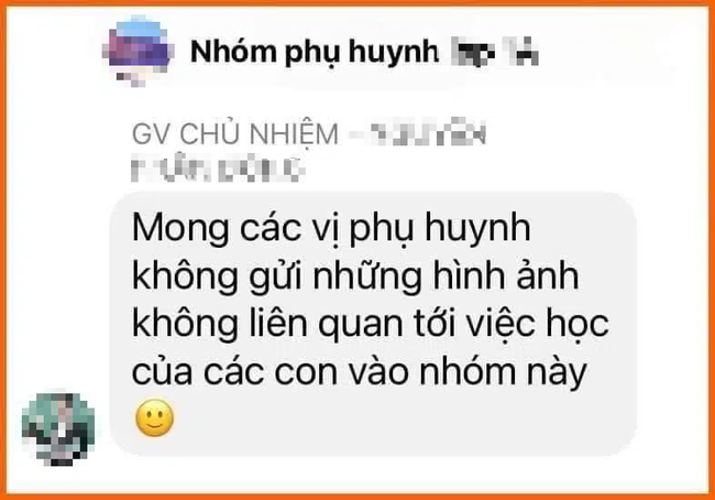 Cô giáo nhắc nhở (Ảnh: Pháp luật & Bạn đọc)