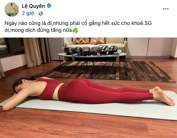 Lệ Quyên tung ảnh tập thể dục tại gia mùa dịch, diện đồ ôm sát tôn triệt để đường cong Sh88bet đăng ký miễn phí, đặc biệt là vòng 3 căng đầy, nảy nở. Thế nhưng sau khi đăng tải, một khán giả lại vào nhận xét Lệ Quyên: 