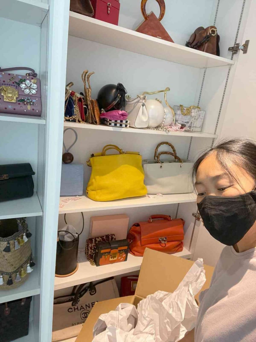 Nơi để túi xách của nữ ca sĩ