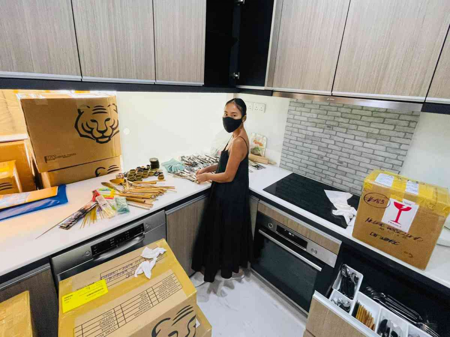 Không gian beps sán trọng ấm cúng