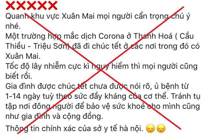 Đưa tin sai sự thật về Covid --19 sẽ bị phạt