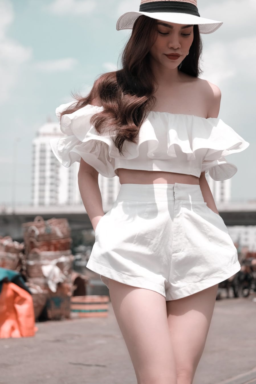 Nữ ca sĩ dường như đã hoàn toàn về dáng sau sinh.
