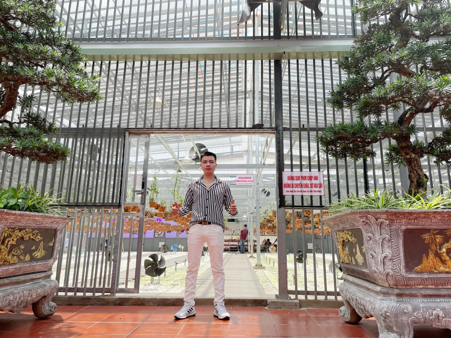 Là “dân ngoại đạo” nhưng nhờ đam mê, Bảo Hưng đã trở thành người chơi lan sành sỏi ở miền Bắc.