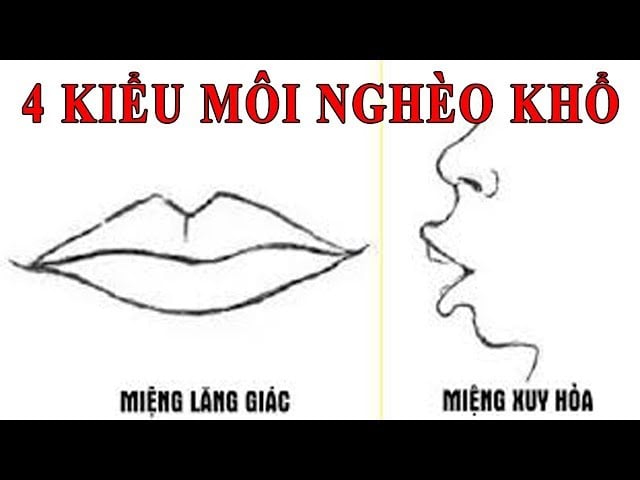Tướng miệng nghèo đói lận đận tình duyên