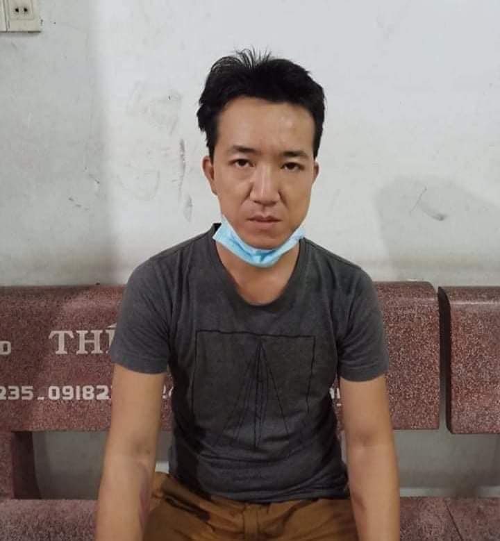 Nam tại cơ quan điều tra (Ảnh: Thuân An 24h)
