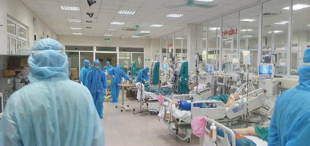 Khoa Cấp cứu, Bệnh viện Bệnh Nhiệt đới Trung ương - nơi đang tiếp nhận và điều đị cho rất nhiều bệnh nhân Covid-19.
