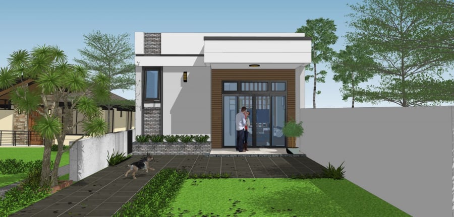 Nhà cấp 4 mái bằng giá tầm 300 triệu