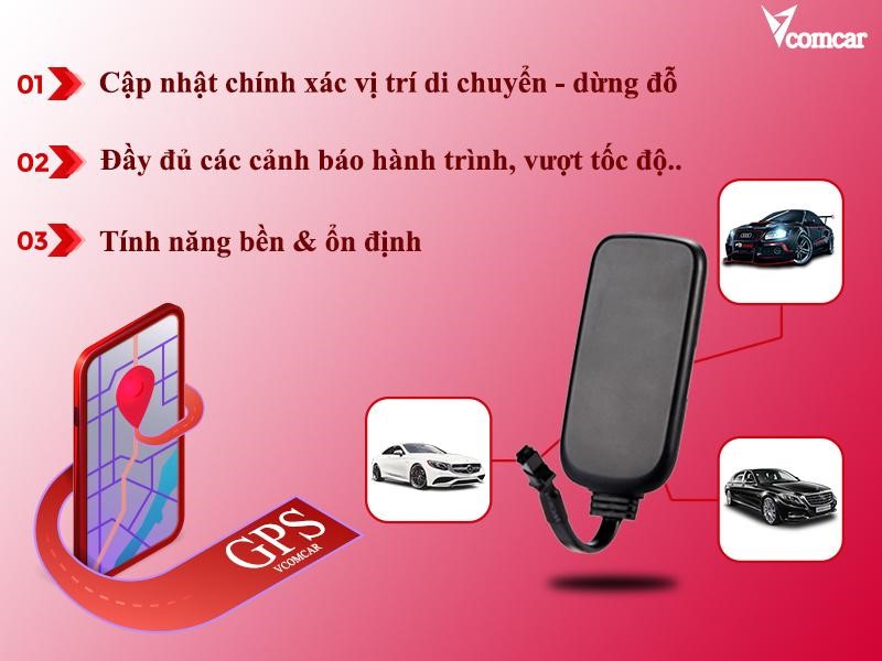 Tính năng vượt trội của định vị ô tô Vcomcar