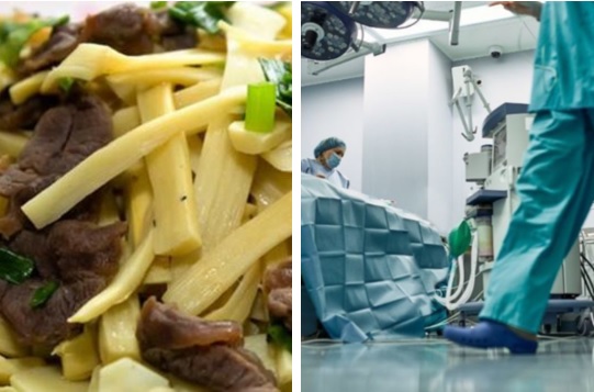 Ăn quá nhiều măng xào có thể gây xuất huyết nội tạng (Ảnh minh họa)