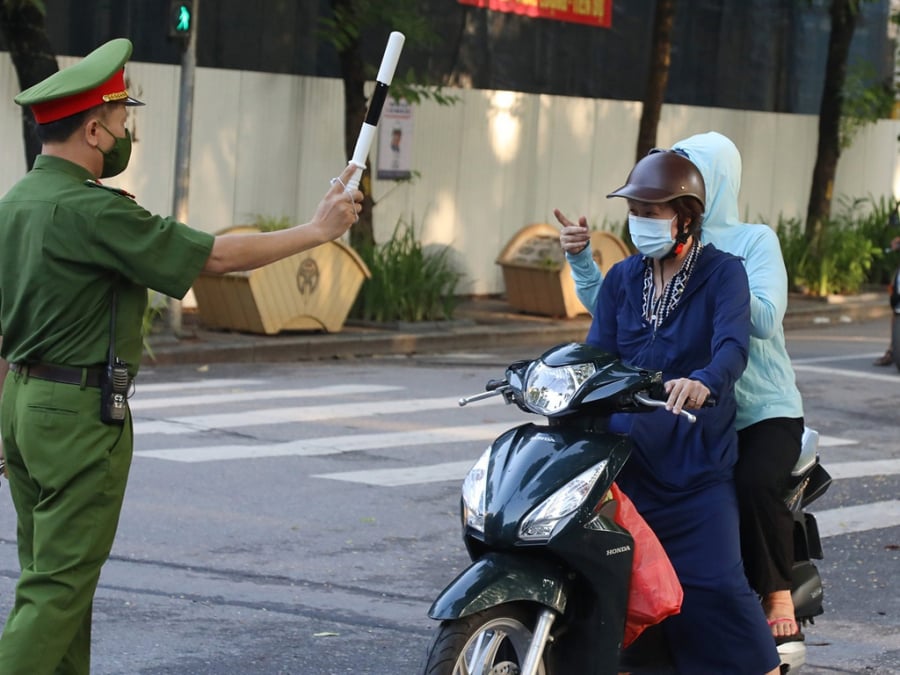 Bắt đầu từ 6h ngày 8/9, lực lượng chức năng sẽ kiểm soát toàn bộ người và phương tiện ra