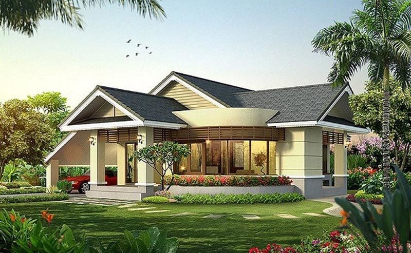 Thiết kế cách điệu bằng kính để lấy sáng hiệu quả cho căn nhà  