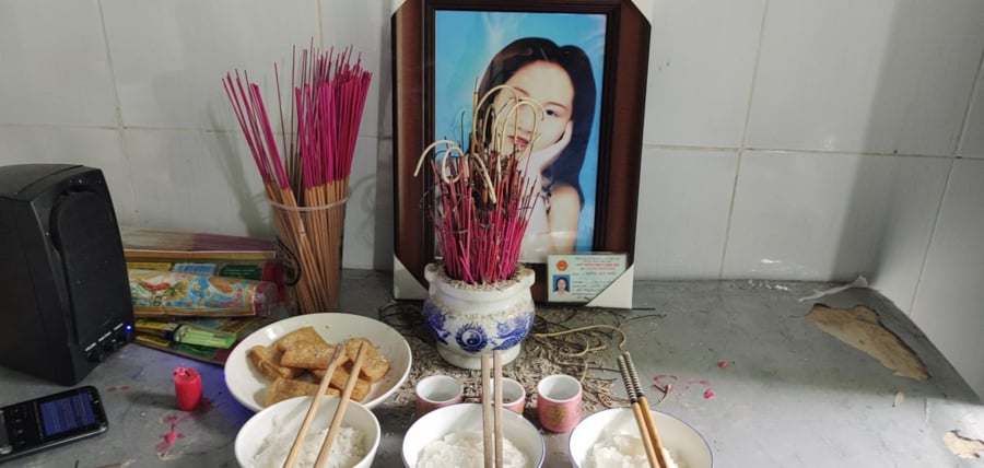 Bệnh tình trở nặng, chị Ngân không qua khỏi (Ảnh: Thanh Niên) 