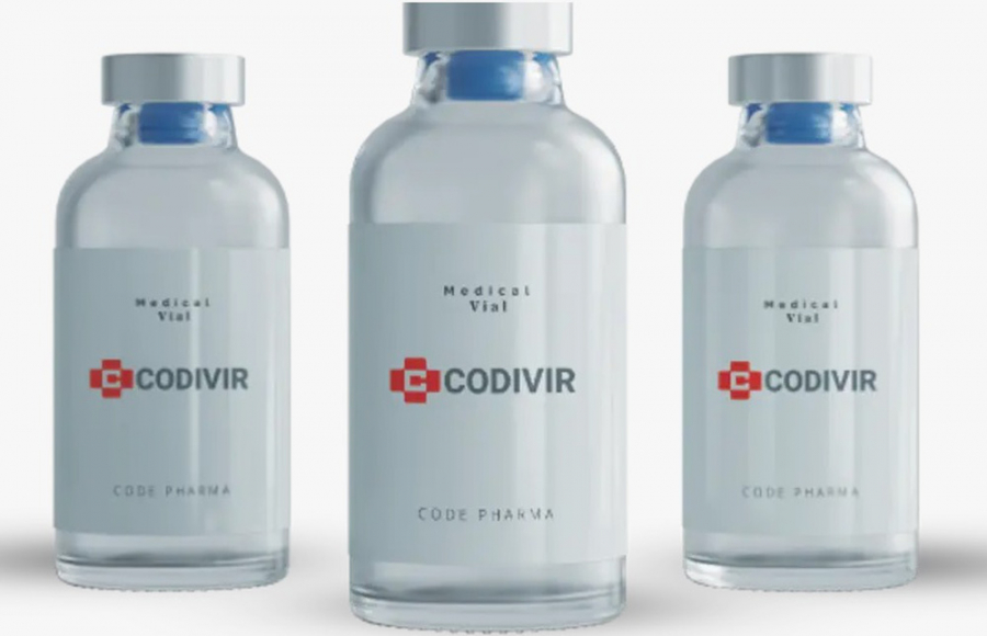Các lọ thuốc Codivir của Israel.    
