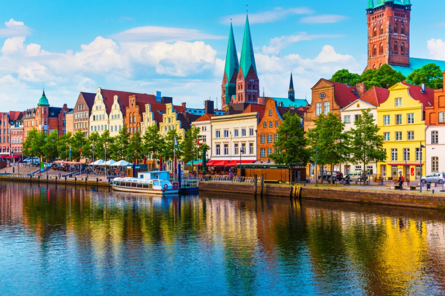 Lubeck đẹp như một bức tranh.
