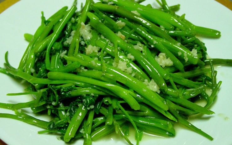 xao rau ngon