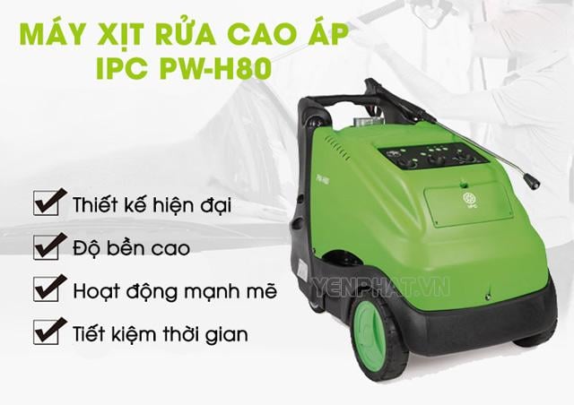 Máy rửa xe IPC PW-H80 - Áp lực lớn, hiệu năng vượt trội