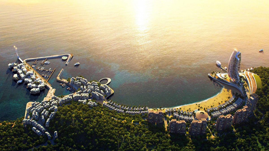 Toàn cảnh phân khu The Sailing Bay Hòn Thơm