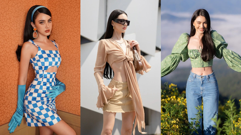 Cách kết hợp khéo léo giữa các món đồ cổ điển và hiện đại vừa phong cách lại vừa hack dáng giúp cô nàng nổi bật.
