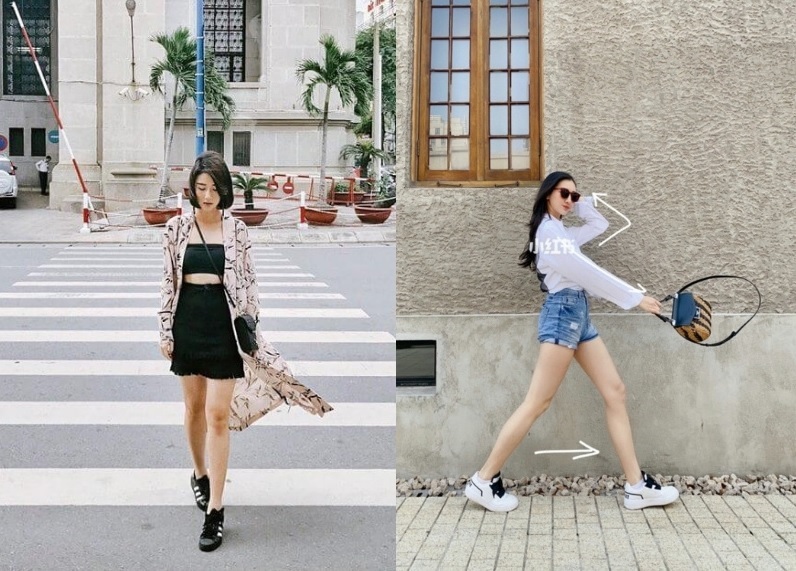 Bạn chỉ cần di chuyển thoải mái trước ống kính. Người chụp nên chụp liên tục để sau đó có thể chọn ra bức ảnh ưng ý nhất.