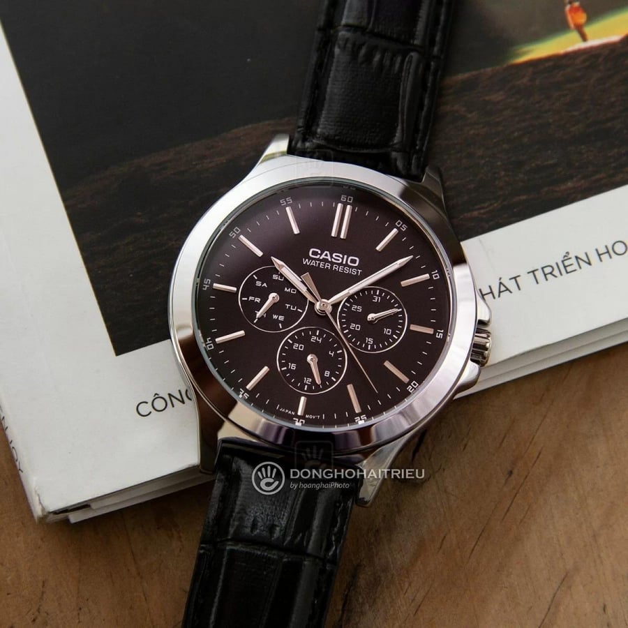 Tìm kiếm các loại đồng hồ Casio nam thì dòng MTP sẽ đặc biệt thể hiện được phong thái lịch lãm - Hình ảnh từ đại lý phân phối chính hãng Đồng Hồ Hải Triều