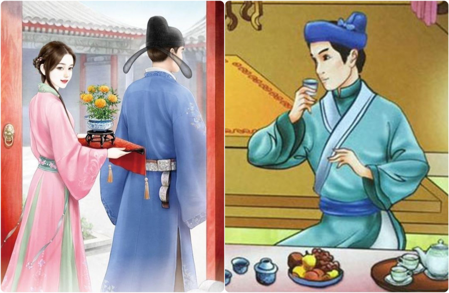 dan-ong-nhin-tay-adan-ba-nhin-chan
