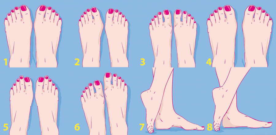 Nhìn tướng bàn chân biết tương lai