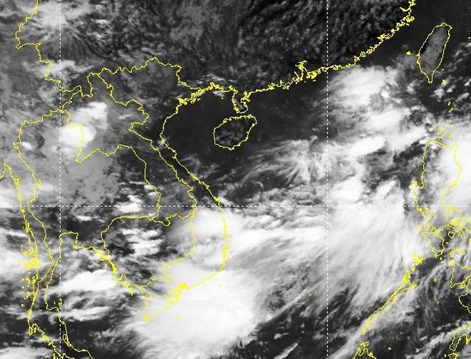 Vùng áp thấp có khả năng mạnh lên thành áp thấp nhiệt đới.