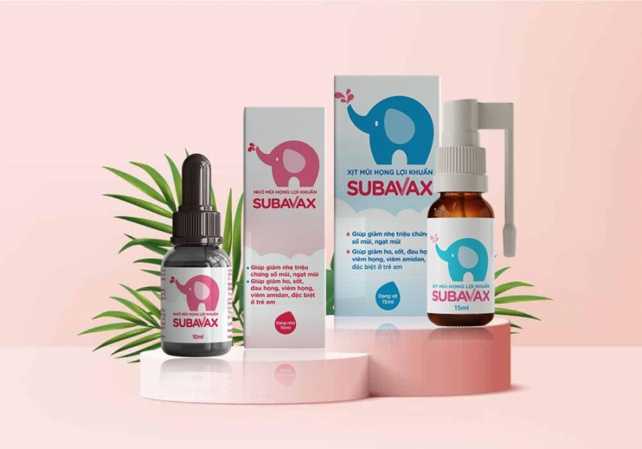 Xịt và Nhỏ mũi họng lợi khuẩn Subavax giúp phòng ngừa và hỗ trợ điều trị sổ mũi, nghẹt mũi ở trẻ