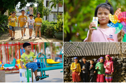 Quỹ sữa Vươn cao Việt Nam và Vinamilk đã mang đến nguồn dinh dưỡng cần thiết từ sữa cho gần 500.000 trẻ em có hoàn cảnh đặc biệt  suốt 15 năm qua.