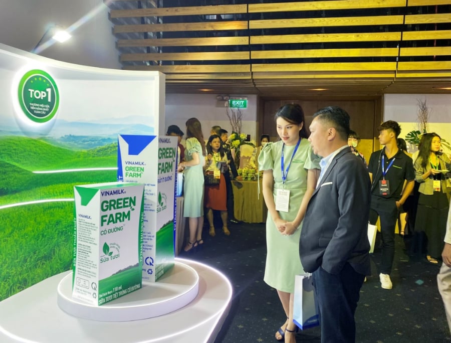 Mô hình trang trại sinh thái Vinamilk Green Farm được giới thiệu tại sự kiện