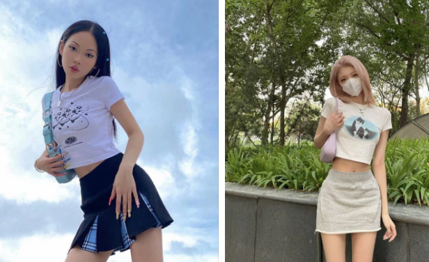 Baby tee mix với mini skirt là công thức lên đồ được nhiều cô nàng sành điệu chọn làm style sống ảo/ đi cafe cuối tuần. Cả 2 item này đều rất cơ bản và dễ kiếm, lại mang tính ứng dụng cao, khi kết hợp với nhau thể hiện rõ nét Y2K hiện đại.    