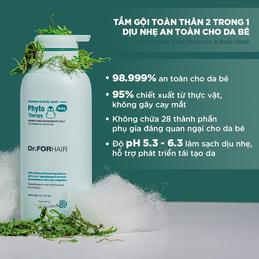 Sản phẩm tắm gội Phyto Therapy Baby an toàn, dịu nhẹ cho các bé nhỏ