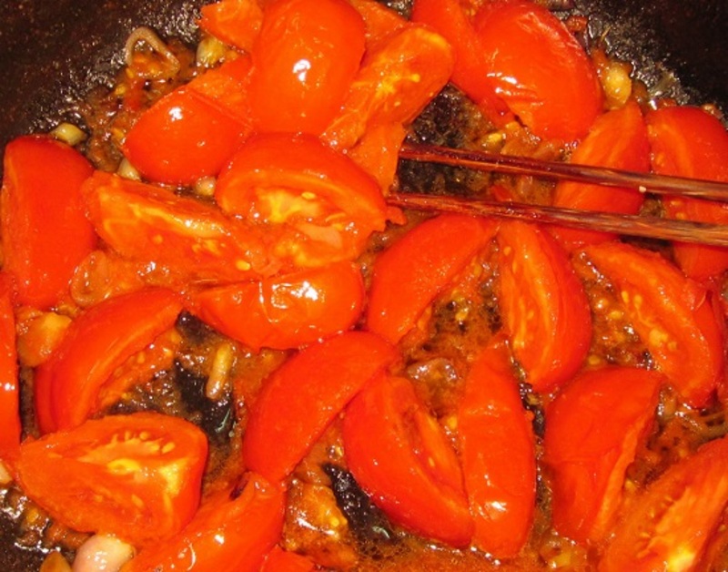 Xào cà chua