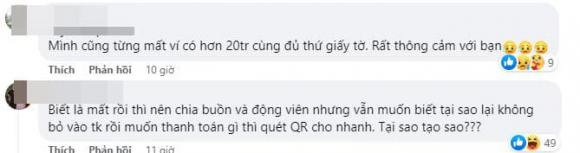 Dân mạng người động viên, người khuyên khổ chủ lần sau nên để tiền trong tài khoản.      